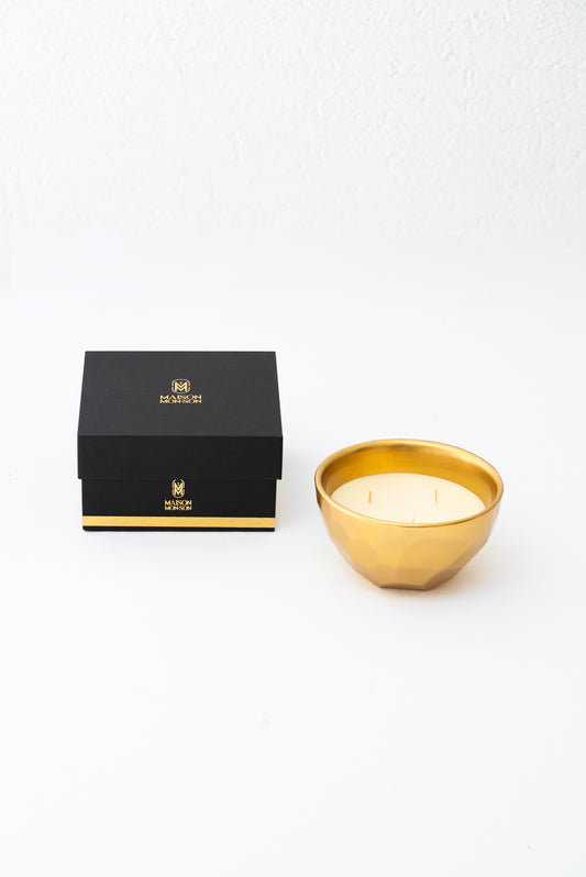 TOI GOLD LUXURY CANDLE - SPICY WOODY